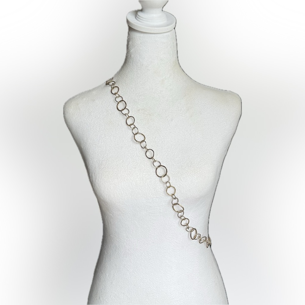 🟡 Cookie Lee 20” Gold Tone Link Necklace - Picture 6 of 11